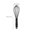 thumbnail image 2 of HONMEET Classic Design Whisking Tool Silicone Whisk for Eggs Kitchen 1 Set, 2 of 7