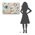 thumbnail image 4 of Global Gallery's 'Rainbow Seeds Flowers I Gray' By Lisa Audit Stretched Canvas Wall Art, 4 of 4
