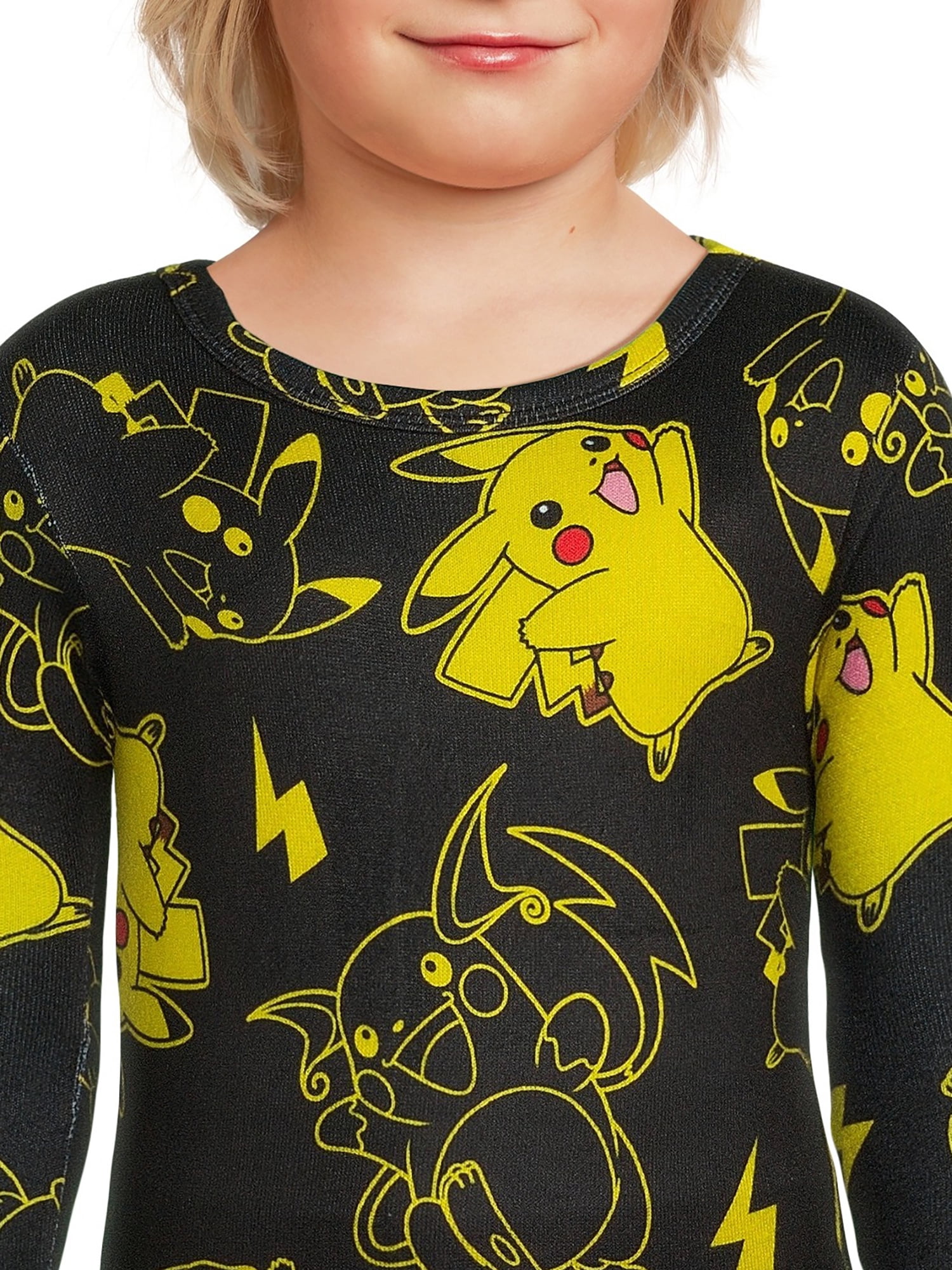 Nintendo Boys Pokémon Pikachu All Over Print 2-Piece Pajama Set, Sizes 4-10