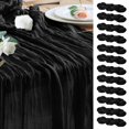 thumbnail image 1 of Table Runner Wokceer - Mantel navideño (12 unidades, 3 m), color negro, 1 of 8