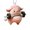 G, variant on Acrylic Cartoon Pig Hanging Decoration with Bead Chain Car Rearview Mirror Pig Ornament Keychain Backpack Animal Pendant Birthday Gift