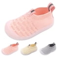 thumbnail image 4 of EnJoCho Spring and Summer Children Shoes Boys Girls Sports Shoes Flat Bottom Soft Fly Woven Mesh Breathable Comfortable Slip On Solid Casual Style Baby Unisex Casual Shoes, 4 of 9