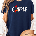thumbnail image 3 of Unisex Gobble Thanksgiving Turkey Graphic T-Shirt, Sizes S-5XL, Tbun Men's And Women's Graphic Tee 100% Cotton by TBun, Full Sizes S-5XL, 3 of 5