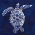 thumbnail image 2 of Popp, Grace 15x15 Black Ornate Wood Framed with Double Matting Museum Art Print Titled - Sea Turtle Shadow II, 2 of 4