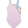 thumbnail image 5 of Rainbeau Moves Girls Dance & Gymnastics Print Inset Tank Leotard, XS-XL, 5 of 6