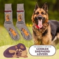 thumbnail image 5 of Men's Beware of Dog German Shepherd Crew Socks, 5 of 5