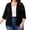 Black, variant on Plus Size Cardigan for Women 3/4 Sleeve Button Down Cardigans Lightweight Solid Knit Sweater Casual Loose Summer Cover Up Tops
