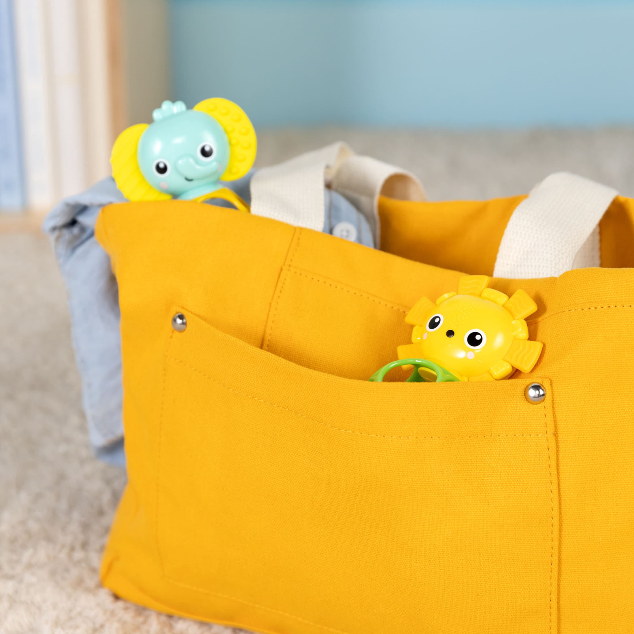 Bright Starts Soother Pals Easy-Grasp Teether Toys, Unisex, Newborn