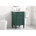 thumbnail image 2 of 21 inch single bathroom vanity in green, 2 of 8