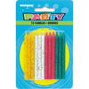 Birthday Candles, 2.5 in, Assorted Glitter, 12ct