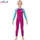 thumbnail image 5 of Greeniant Traje de neopreno para niños de 2,5 MM, de manga larga, de una pieza, para mantener el calor, protección con cremallera frontal, Deportes acuáticos rojo púrpura METRO, 5 of 6