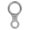 Silver, variant on Outdoor Recreation Abseiling Gear 35kN Heavy Duty Descender for Mountaineering