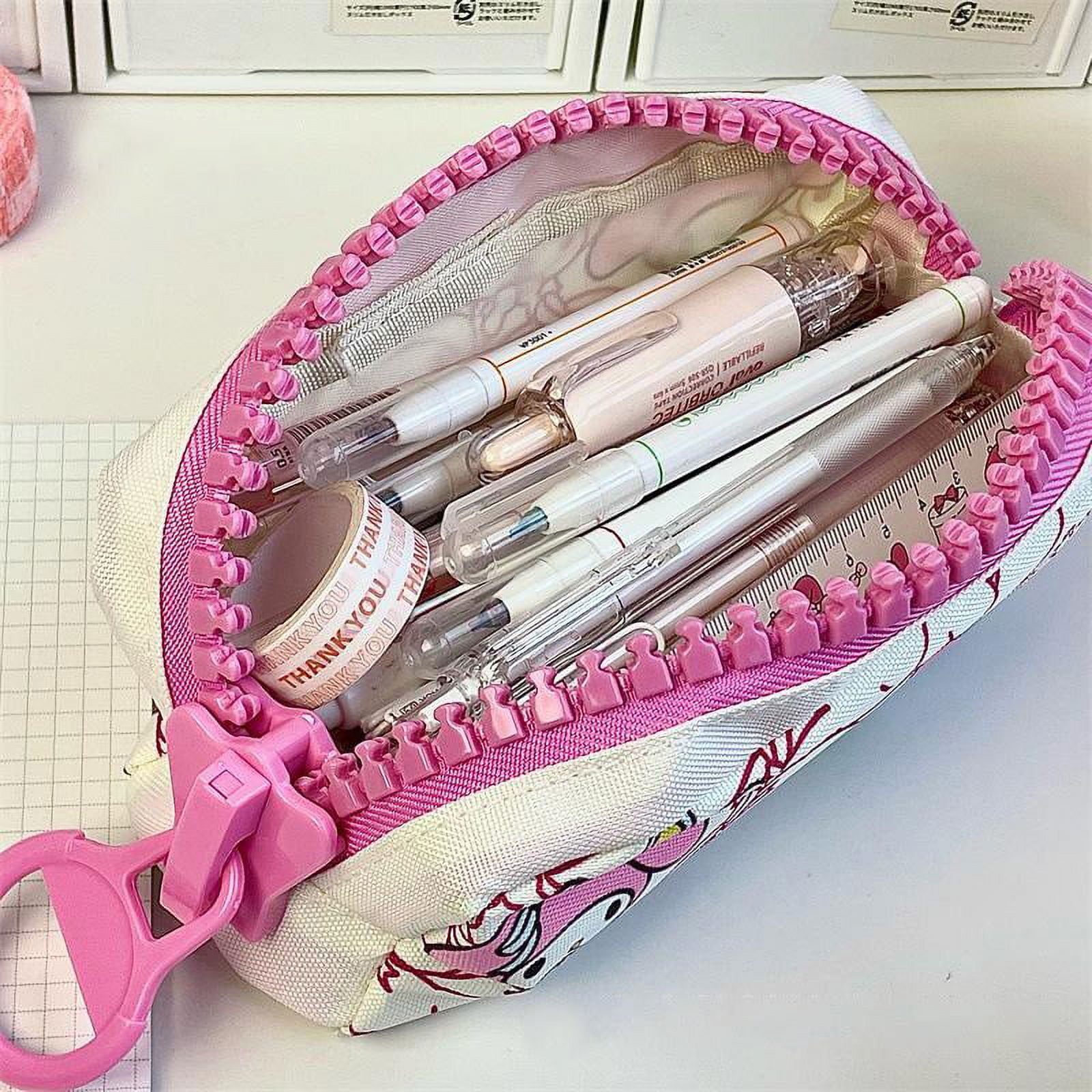 Ruunjoy Wholesale Sanrio Pink Pencil Case Kuromi Pencil Box Melody
