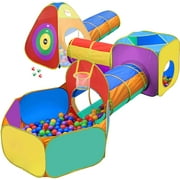 Ball Pit, Play Tent and Tunnels Gift Set for Kids, Boys and Girls, by Hide-N-Side