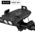 thumbnail image 1 of Luz de bicicleta Impermeable Absorción de golpes Linterna de bocina de bicicleta 4 en 1 Juego de herramientas de iluminación de ciclismo 4000MA Negro Yuarrent EL4888-03B, 1 of 2