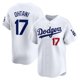thumbnail image 1 of Nueva Camiseta De Béisbol Cardigan Dodgers Baseball #17 Dhtan Summer Sportswear Fan Edition White-S (36), 1 of 2