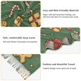 thumbnail image 5 of FORMRS Womens Scarf Winter Soft Long Big Warm Shawls Wrap Tassel Scarves, Yellow Christmas Gingerbread, 5 of 9