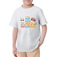 thumbnail image 4 of WERYOUNG Boy's T-Shirts Easter Short Sleeve Crewneck Kids Letter Print T Shirts Daily Wear Loose Fit Tee Shirts Outdoor Activities Breathable Cozy Children Top, 4 of 4