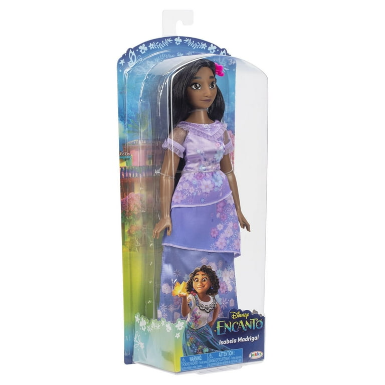 Disney Encanto Isabela 11 inch Fashion Doll Includes Dress, Shoes and Hair  Pin 