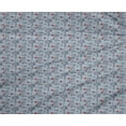 thumbnail image 3 of oneOone Polyester Lycra Light Grayish Blue Fabric Artistic Tree Craft Projects Decor Fabric Printed By The Yard 56 Inch Wide, 3 of 3