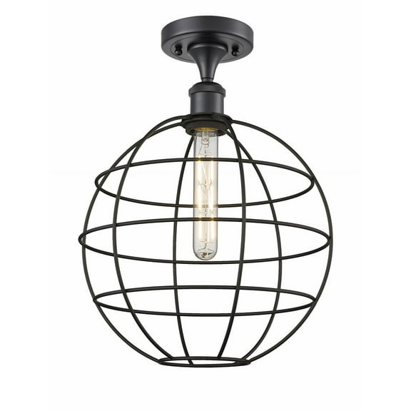Innovations Lighting - Lake Placid - 1 Light Semi-Flush Mount In Industrial