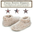 thumbnail image 4 of Cozylook Fuzzy Slippers for Women Indoor with Non-Slip Grippers, Warm Fluffy Sherpa Lined - Soft Sole House Sock Shoes, 4 of 7