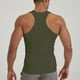 thumbnail image 4 of pstuiky Camisetas sin mangas, Camiseta deportiva de color liso acanalada de alta elasticidad para hombre, cuello redondo, tirantes para el hombro, musculosa Tops elegantes para mujer xl, 4 of 4