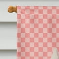 thumbnail image 3 of Hermelin Rabbit Pink Check Flag Canvas House Size, 3 of 4