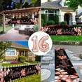 thumbnail image 2 of YANSION 16th Birthday Decorations for Girls, 16th Birthday Party Kit with Rose Gold Happy 16th Birthday Banner, Black Rose Gold Confetti Balloons, Number 16 Balloon Triangle Flag Banner, 2 of 8