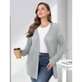 thumbnail image 5 of Daystry Women Casual Lightweight Cardigan Cover Up Open Front Breezy Long Sleeve Summer Blouses, 5 of 12