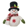 thumbnail image 1 of Illuminated Christmas Table Decoration LED Illuminated Snowman Tabletop Statue Winter Christmas Snowman Decoration Home Interior Kitchen Room Holiday Party, 1 of 6