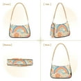 thumbnail image 7 of FORMRS Womens Shoulder Bag with Chain Strap Clutch Purse Cute Tote Handbag, Pink Retro Sun, 7 of 7
