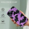 thumbnail image 3 of Pink cool bat phone case, creative and fashionable Halloween printed shock-absorbing ultra-thin PC plastic phone case suitable for teenagers, girls, women, and men, 3 of 4