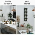 thumbnail image 7 of Resenkos Rust proof Wall Mounted Wine Rack for 6 or 9 Bottles-L, Wine Storage Racks, Bar Cabinet, for Kitchen Dining Room, 7 of 7