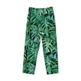 thumbnail image 4 of Balery Men'S Monstera Leaves Pants,Sleepwear Pants,Pajama Pants,Pj Bottoms Drawstring And Pockets-X-Large, 4 of 9