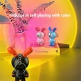 thumbnail image 4 of Led Light Lighting Key Chain Doll Rabbit Pendant Lamp Year Gifts Toy Photograph Props Light Accessories, 4 of 9