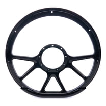 Steering Wheel 14in D-Sh ape Prism Black
