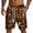 Brown, variant on Classic Oktoberfest Outfits for Men Accessories Bavarian Beer Print Swim Trunks Beer Festival Board Short