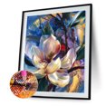thumbnail image 2 of Cuadros Decorativos Kit de pintura de diamante de taladro redondo completo de flores florecientes DIY 5D (A792) Sywqhk Nuevos Originales, 2 of 9