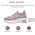 thumbnail image 3 of BERANMEY Women's Slip On Walking Shoes Lightweight Breathable Mesh Sneakers with Arch Support Soft Foam Cushion for Work Casual Comfort Non Slip, 3 of 6