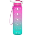 thumbnail image 3 of 32 oz Water Bottle with Straw Pink Mint, 3 of 4