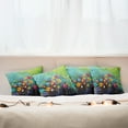 thumbnail image 7 of Ambesonne Floral Throw Pillow Cover 4 Pack, Colorful Dandelions, 24", Multicolor, 7 of 7
