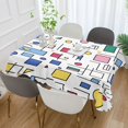 thumbnail image 2 of Yayeee Tablecloths 54" x 54" Rectangle Wrinkle Resistant Party Table Cover, Colorful Cartoon Graphic, 2 of 8