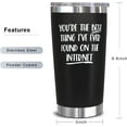 thumbnail image 4 of Gifts for Him,Anniversary Romantic Gifts for Him Boyfriend,Funny Birthday Thanksgiving Gift for Him Her,Valentines Day Gifts for Him Boyfriend Men,Coffee Tumbler Gifts for Husband,20 OZ, 4 of 6