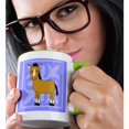 thumbnail image 2 of Cute Pony Mug 15oz Two-Tone Green, 2 of 7
