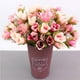 20 Roses de Tête Bundle Maison Salon Décoration de Mariage Fleurs Soie Fleur Artificielle – image 3 sur 8