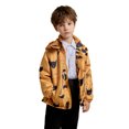 thumbnail image 5 of Mercatoo Kids Boys Zip Up Prints Jacket Coat Long Sleeve Hooded Thicken Outerwear Toddler Girls Winter Jacket 3t, 5 of 8