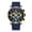 Blue, variant on MEGIR Fashion Men Military Watches Luxury Sports Quartz Chronograph Waterproof Calendar Gift for Men