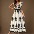 thumbnail image 2 of Summer Beach Dresses for Womens 2026 Fashion Plus Size Casual Beach Dress Holiday Print Dress, 2 of 8