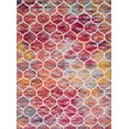 thumbnail image 3 of Unique Loom Trellis Frieze Collection Area Rug - Rounded (9' x 12' Rectangle Multi/Black), 3 of 7